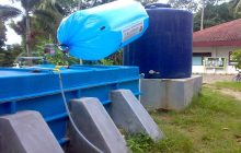 Hukum Air Satu Ember Yang Dialiri Air Kran Yang Terhubung Dengan Tampungan Air Besar