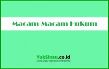 Macam- Macam Penetapan Hukum