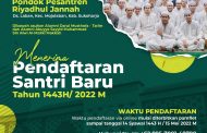 Informasi Pendaftaran Santri Baru Ponpes Riyadhul Jannah Surakarta TA 1443 H/ 2022 M